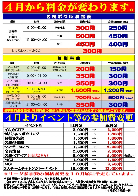 価格改正令和3年4月ホームページ用1 価格改正令和3年4月ホームページ用1
